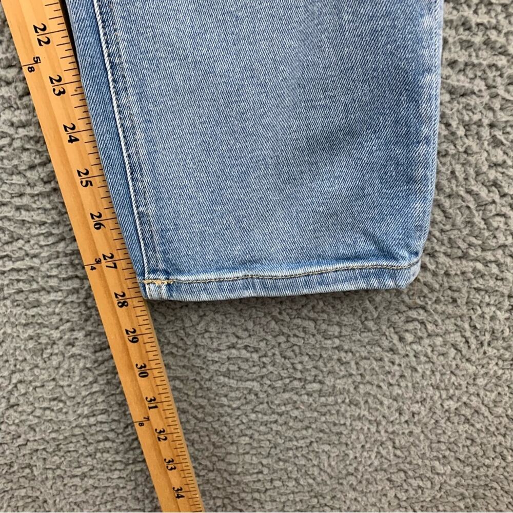 KanCan Jeans Women's 30 Blue Sultana High Rise Slim Straight Leg Ripped Denim - Picture 11 of 15